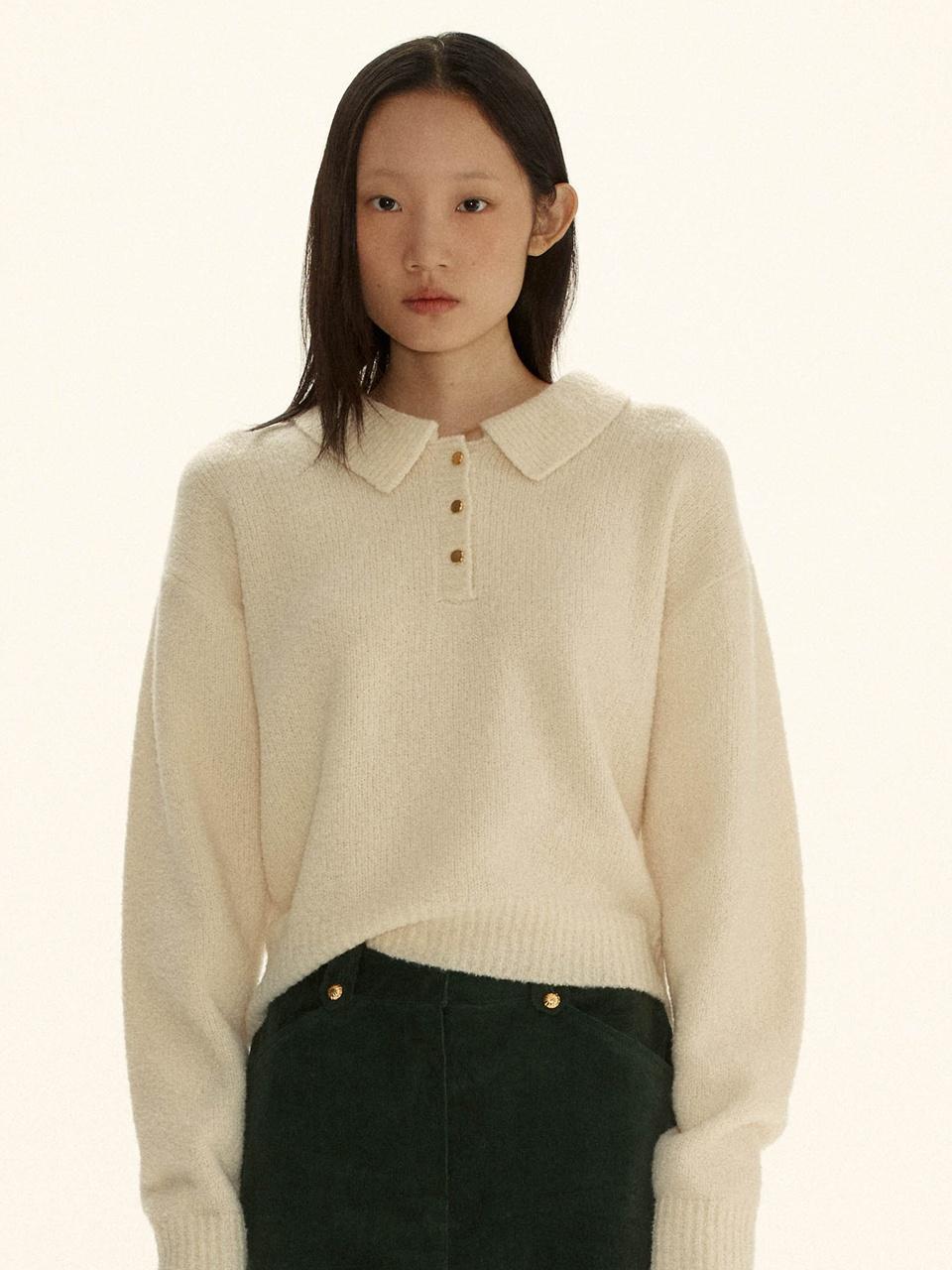 단독~12/21ㅣPablo Blend Knit (Cream)