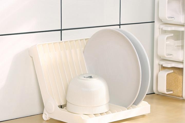 그릇 접시 수납 꽂이 거치 정리대 접이식