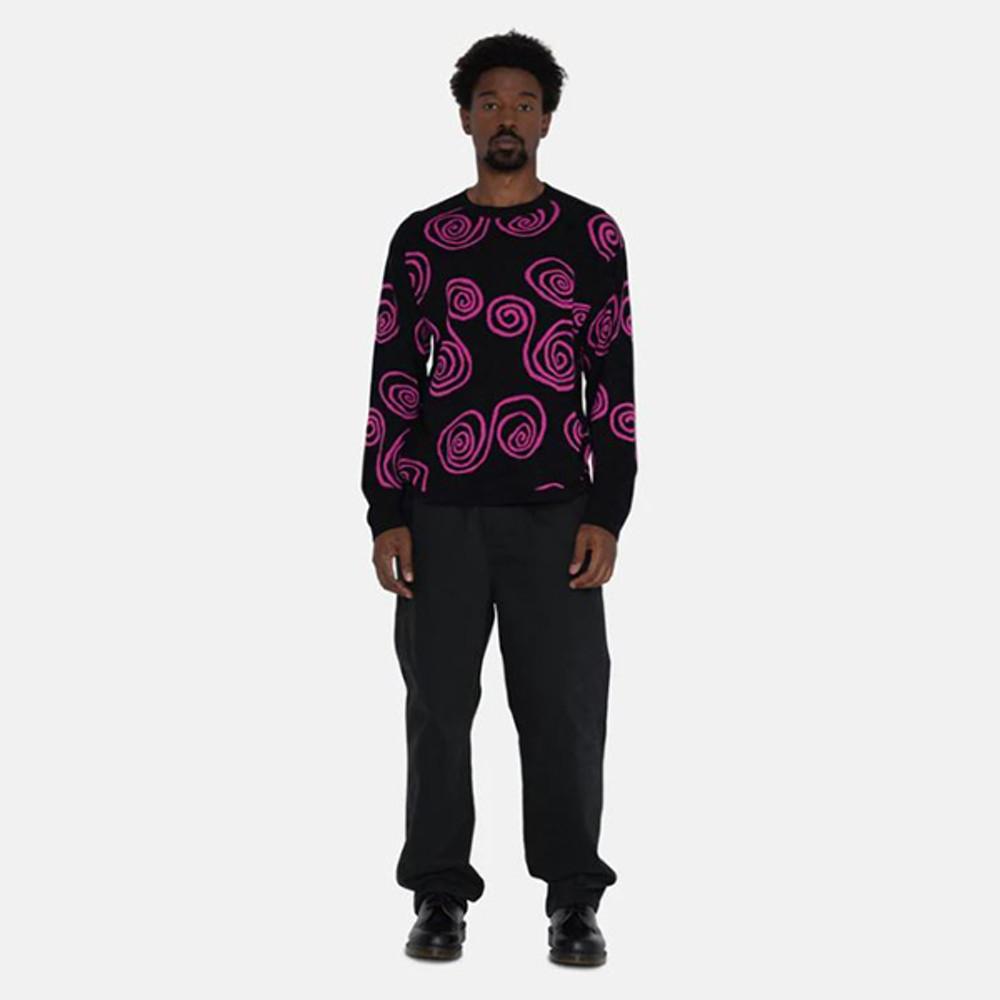 STUSSY HAND DRAWN S SWEATER 핸드 드로운 에스 스웨터