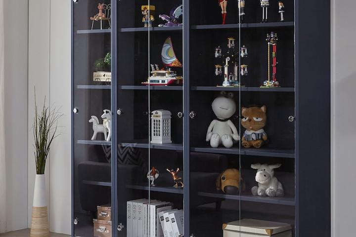 프라하 키높은 1870 강화유리 장식장 진열장 피규어장