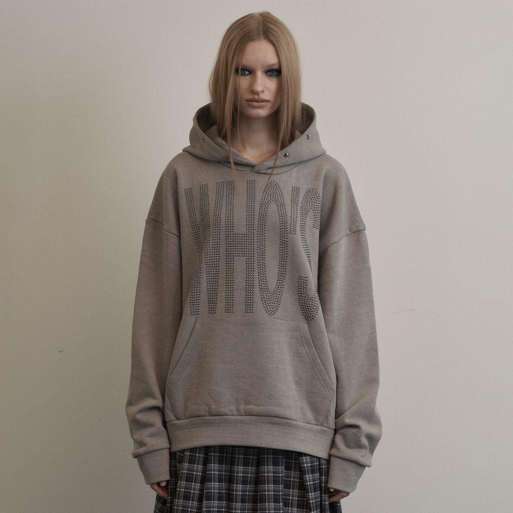 WHOS STAR HOODIE LIGHT KHAKI