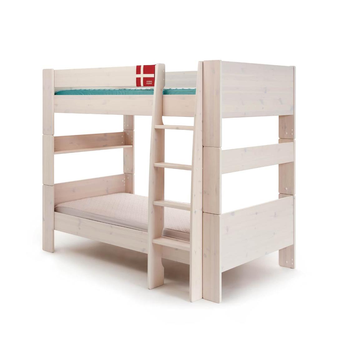 니스툴그로우 스틴스 덴마크 2층침대 화이트워시 원목