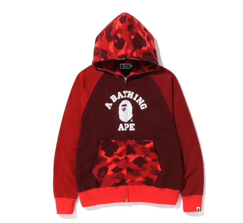 22fw 베이프 후드 BAPE Color Camo Relaxed Fit Full Zip Hoodie