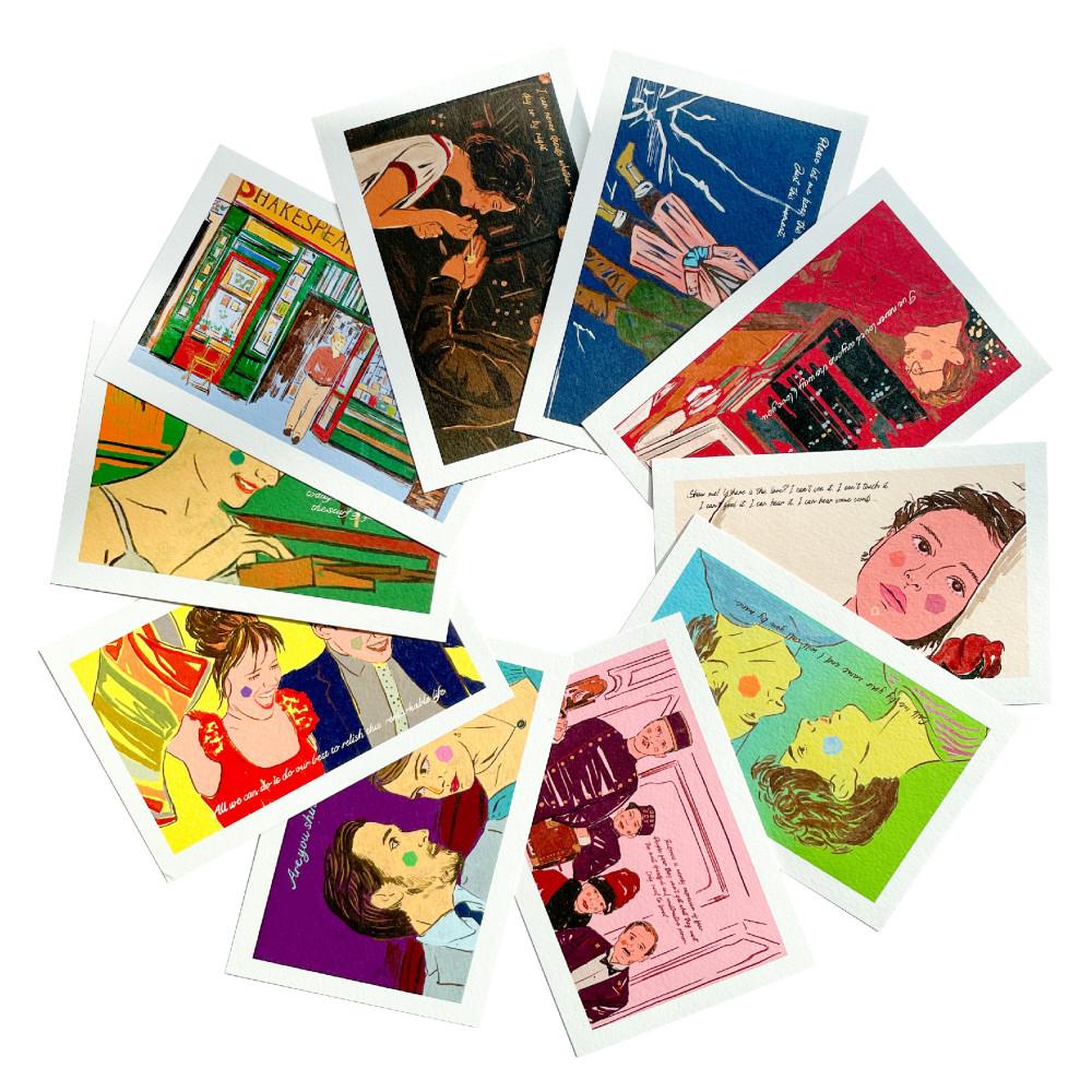 [로우무비]영화미니엽서 10매 개별판매 미니엽서 미니카드 선물카드 영화포스터