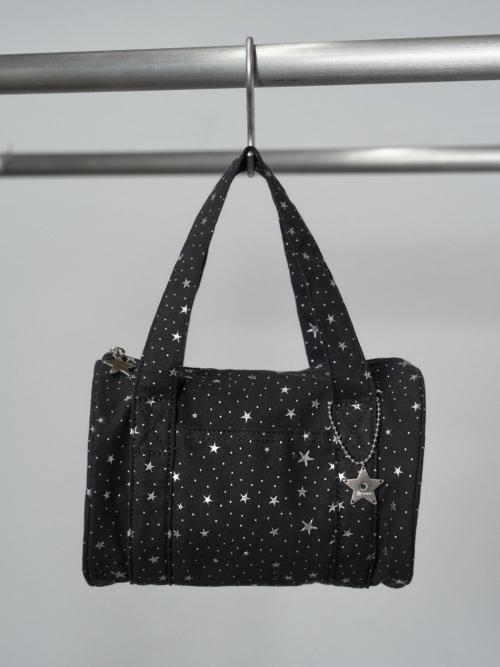 TINY STAR TOTE BAG / BLACK