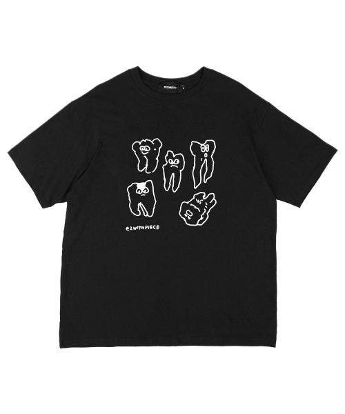 피스메이커(PIECE MAKER)  [EZwithPIECE] TEETH TEE (BLACK) - 사이즈 & 후기 | 무신사