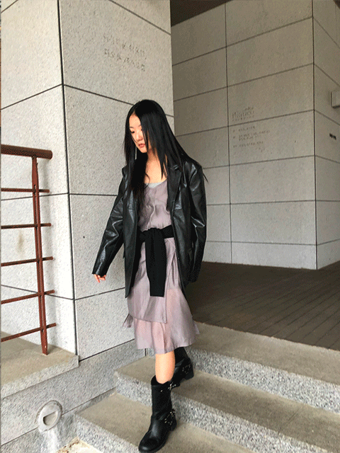 double layered one-piece (3color)