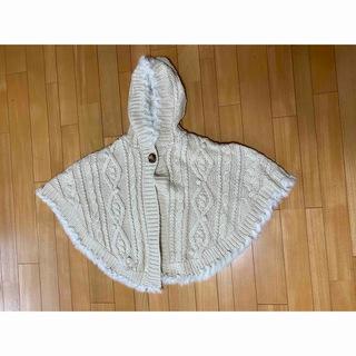 ニットポンチョ