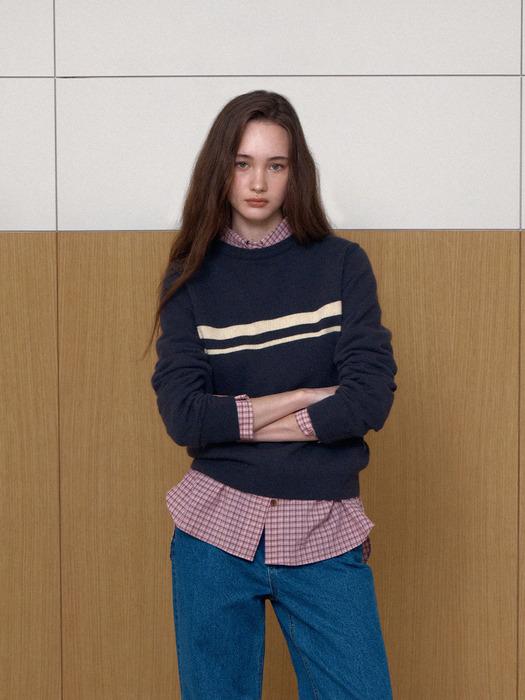 gump line knit - soft black