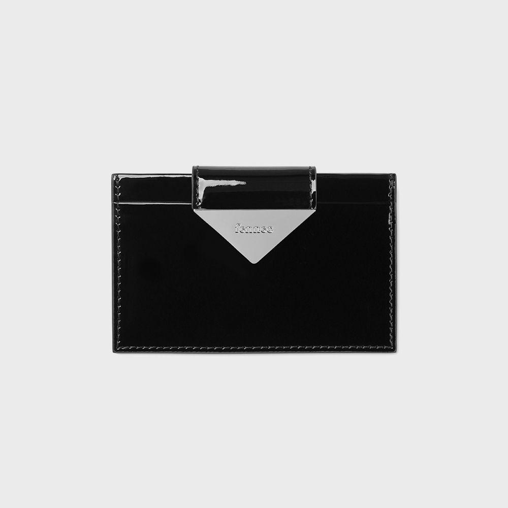 TRIANGLE BRIDGE CARD HOLDER - BLACK