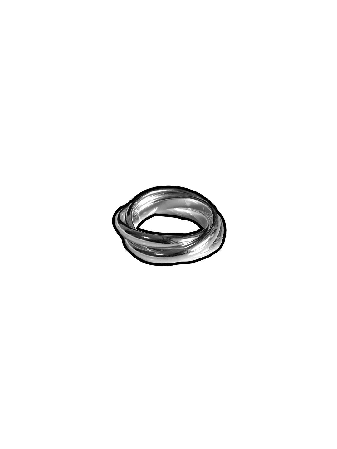 긍 TRIPLE BOLD RING