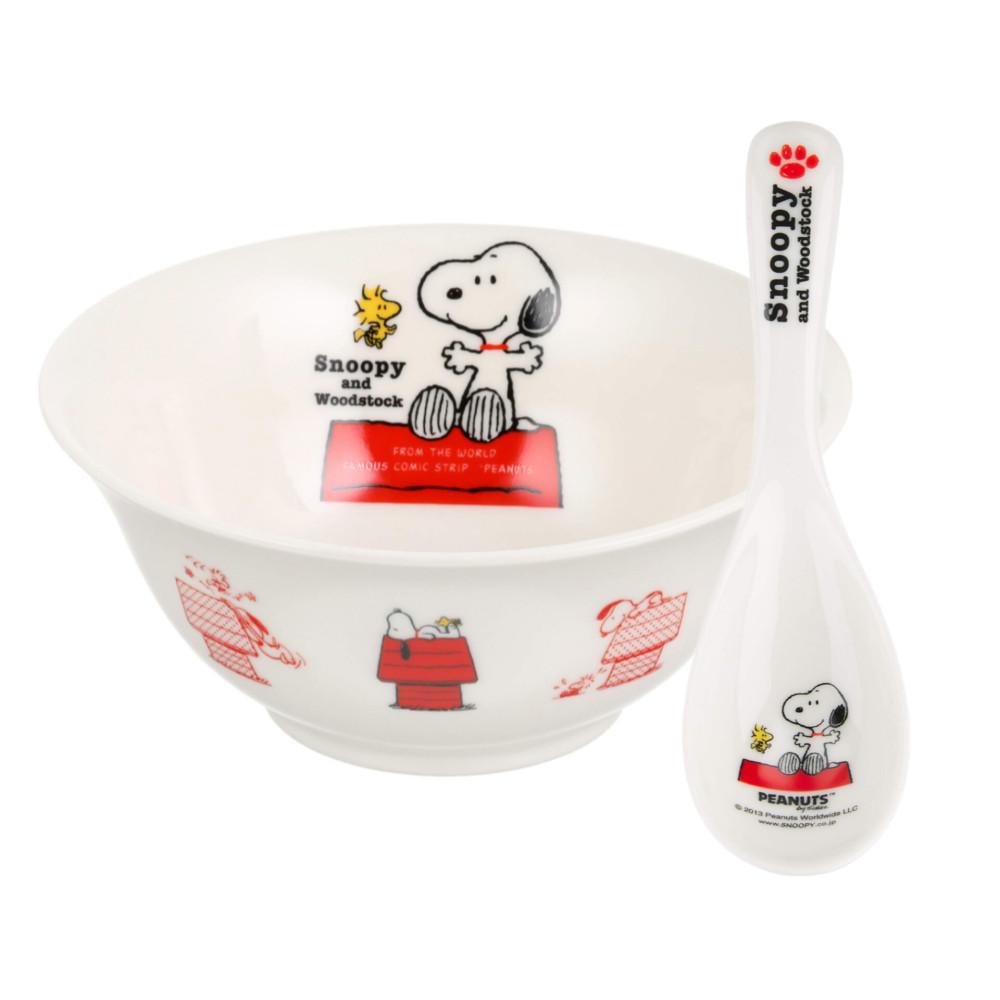 스누피 스푼 그릇 스누피 우동 숟가락 렝게 덮밥그릇 일본