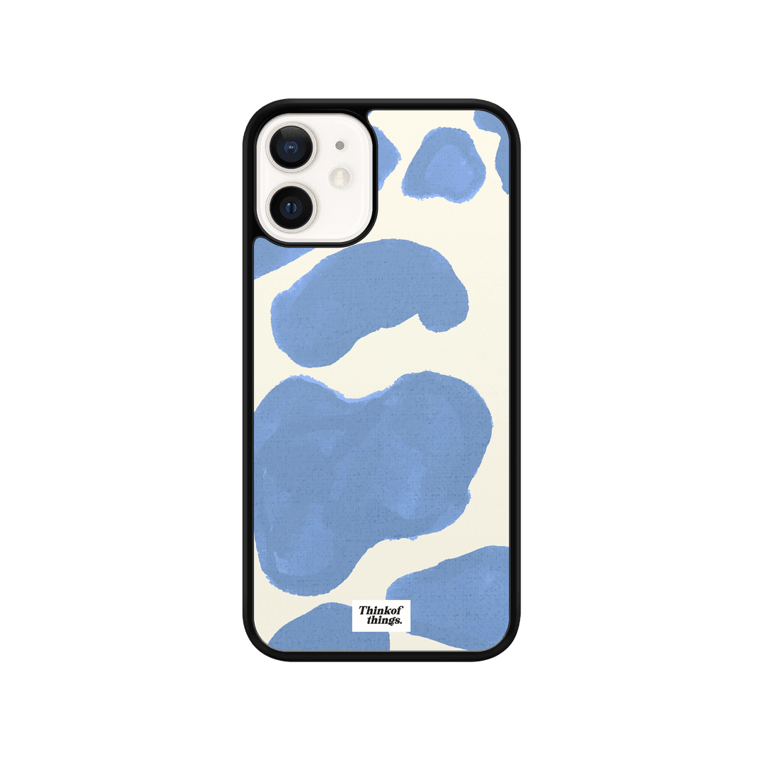 Blue Cow Epoxy Phone Case