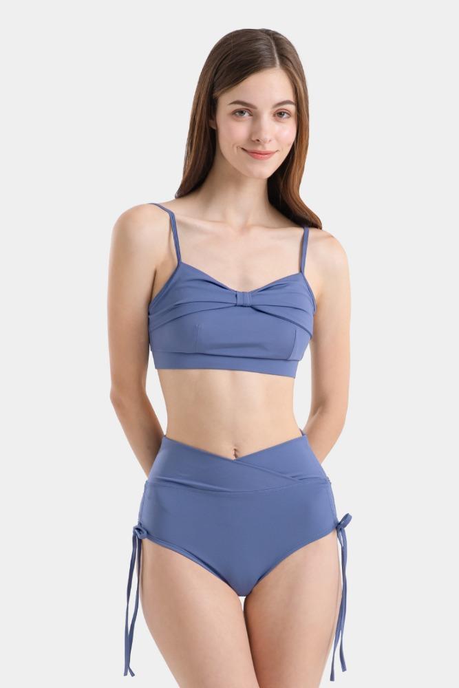 디엘 리본 탑 - 인디고 블루