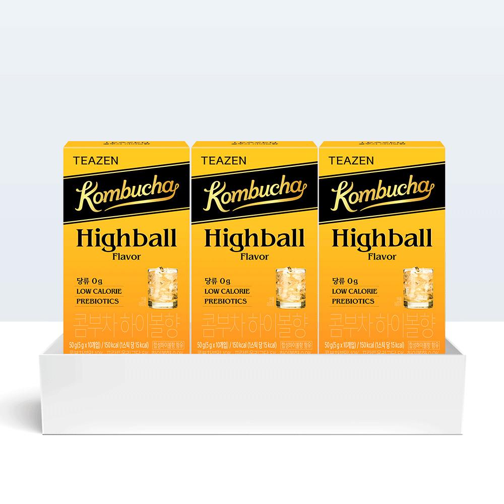 티젠 콤부차 하이볼향 10스틱X3박스 (30스틱) [2스틱 추가 포함]