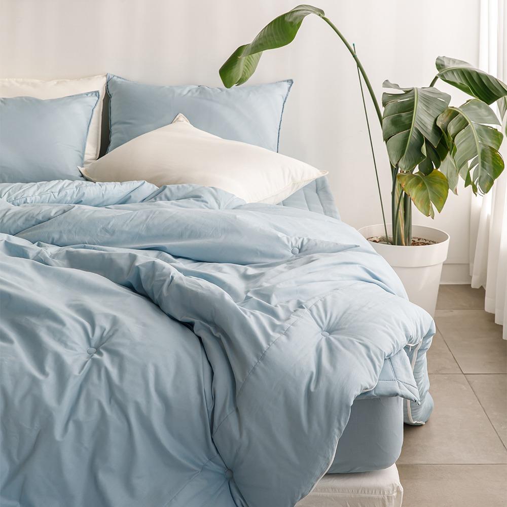 코튼캔디 파이핑 차렵이불 10colors (SS/Q/K)