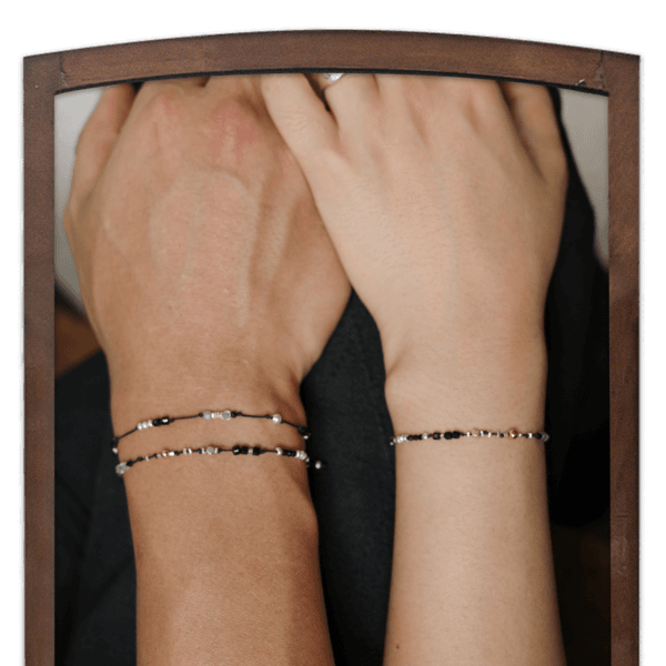 Interstellar, couple line bracelets
