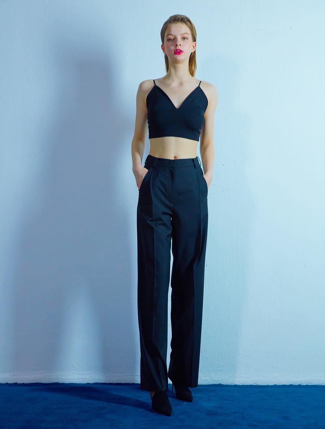 Wide pants 001 Black