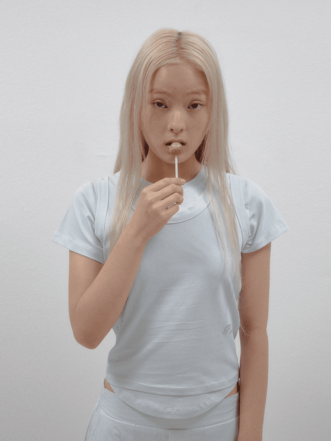 (SET) PASTEL HALF T/SLEEVELESS_BABY BLUE