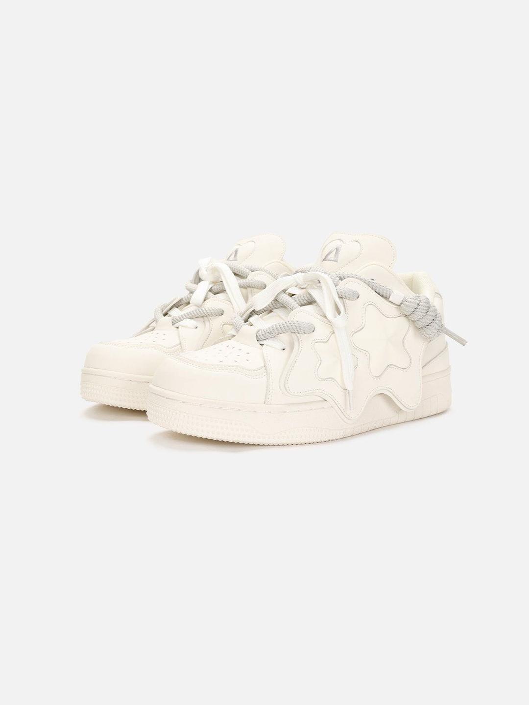 StarryClimb Star Skate Shoes - Beige / 35