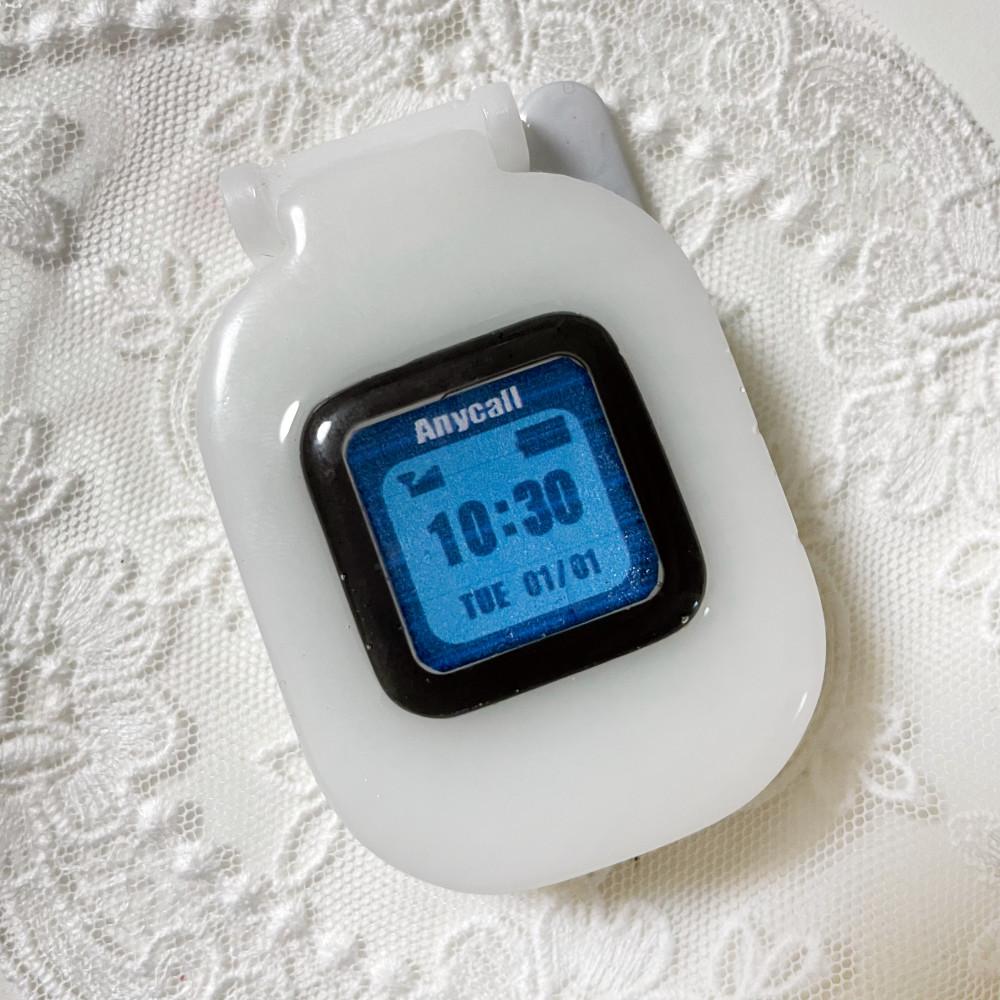 수제실리콘몰드) 접히는폴더폰