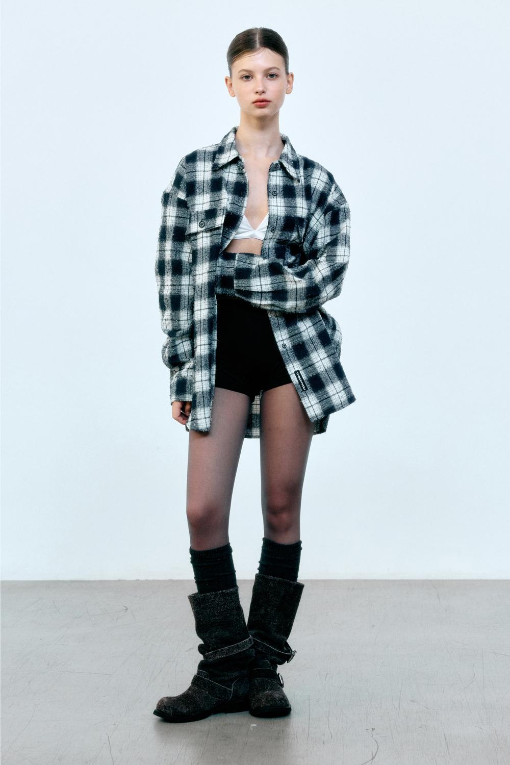 [2nd Order / 10월 31일 순차 예약 발송] NATURAL VINTAGE CHECK SHIRTS (NAVY)