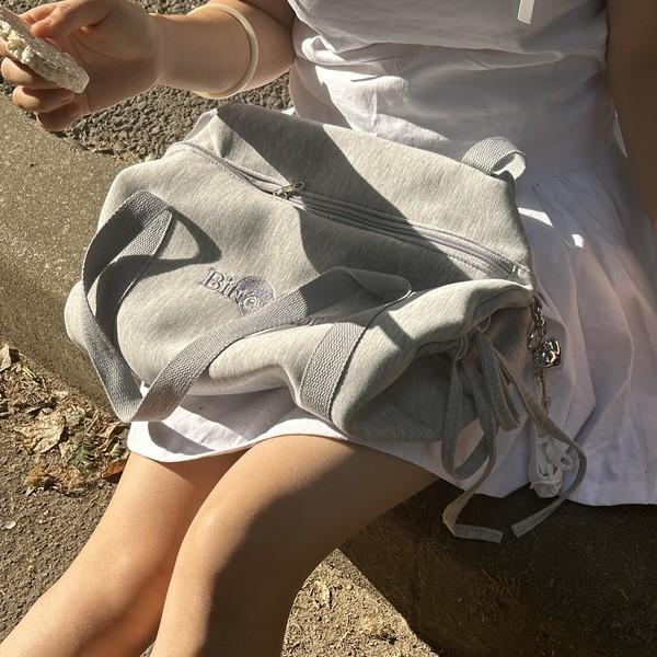 bitte schon-ballet bag melange grey 비테셴 발렛백 멜란지 그레이(8월 30일 이후 순차배송 상품입니다)