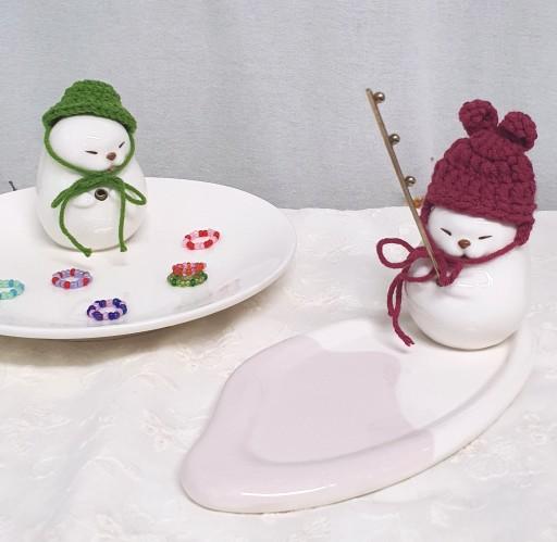 [선물포장] 물범 인센스홀더 악세서리 트레이