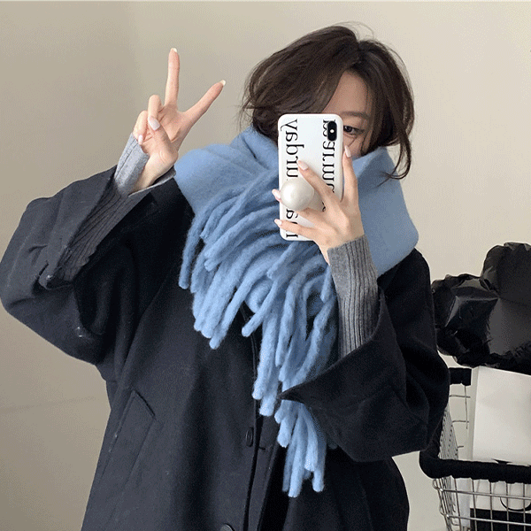 [무배] 파이브 6컬러 도톰 목도리 - ac24871