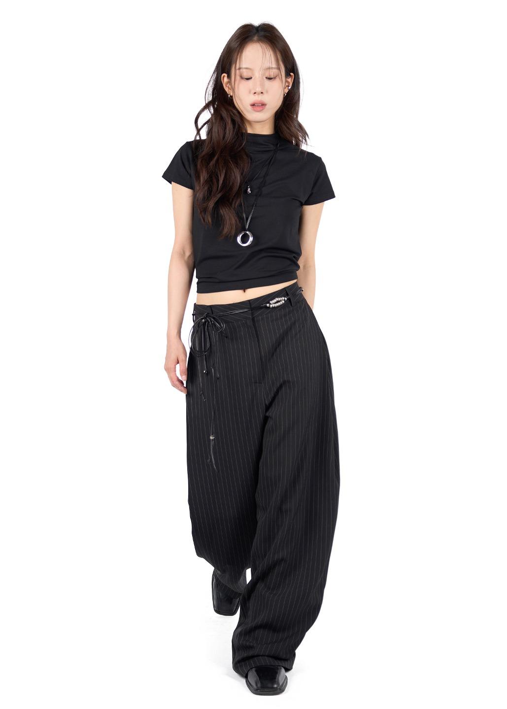 릿킴 SIDE FOLD STRIPE SLACKS*10일 소요*