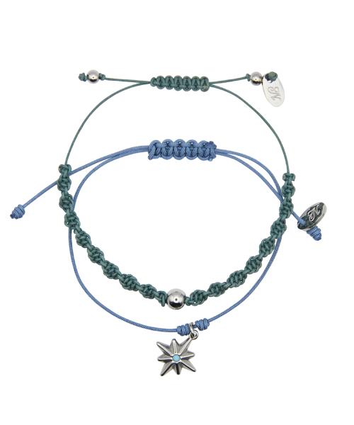 ocean bracelet set-blue green