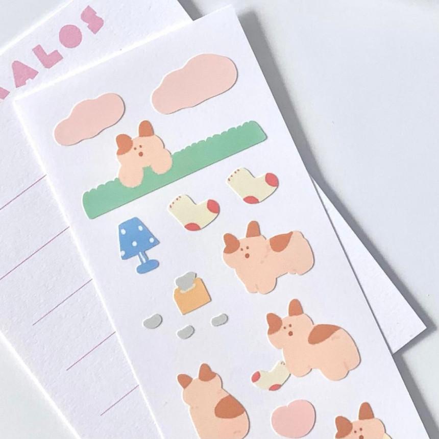 [열넷칼로스] 모찌는 행복해 스티커