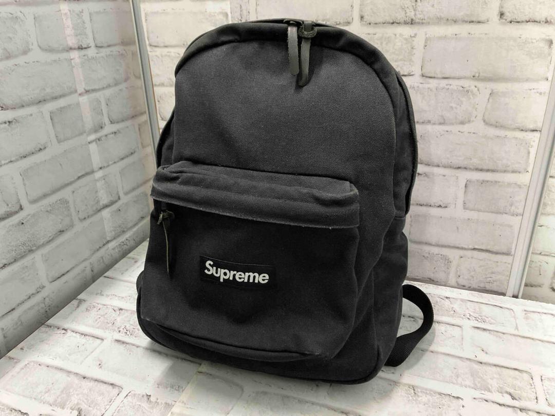 SUPREME ／ シュプリーム ／ CANVAS BACKPACK ／ リュック ／ ブラック