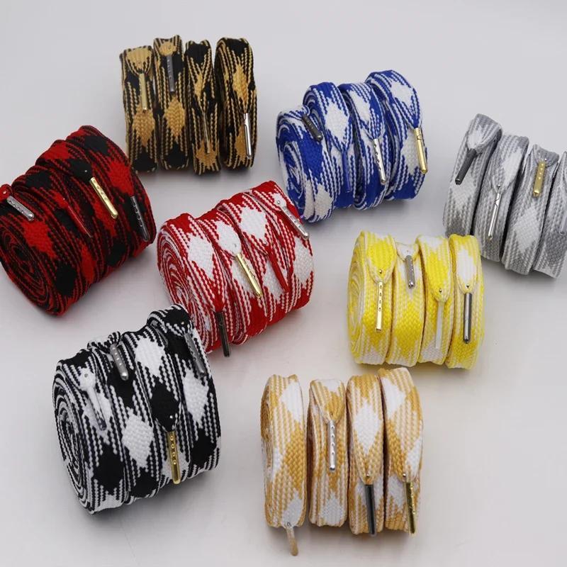 Weiou 레트로 신발 끈, 표준 캐주얼 코드 부츠, 넓은 뚱뚱한 신발 끈, W 건블랙 Aglets 의류 액세서리, 18mm, 0.71 인치