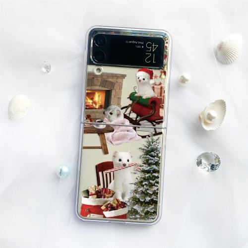 Z플립 클리어케이스 12월의 족제비