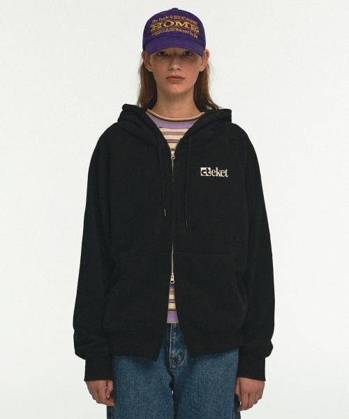 Plan Zip-Up Hoodie Black