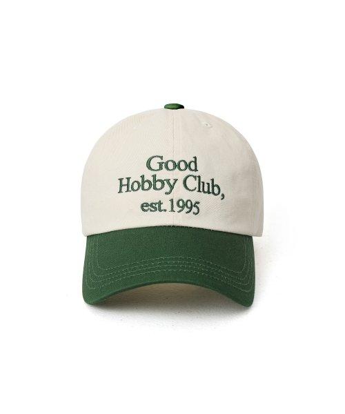 굿하비 클럽 워시드 볼캡_투톤 그린