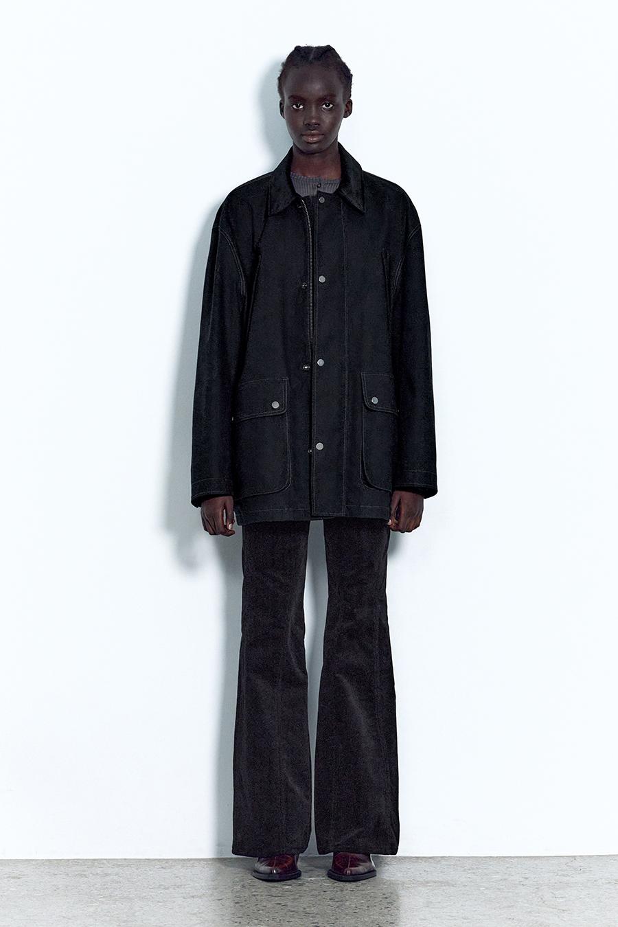 [UNISEX] 덕 캔버스 초어 자켓 FADED BLACK