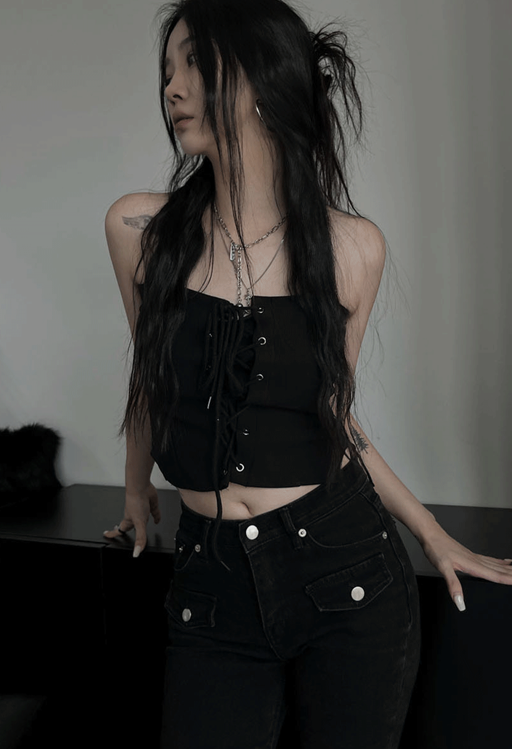corset crop top
