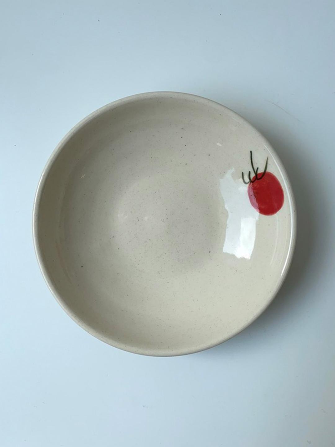 [도자자기] Tomato Plate