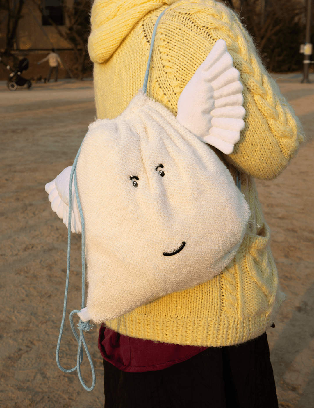 만두천사 스트링백팩