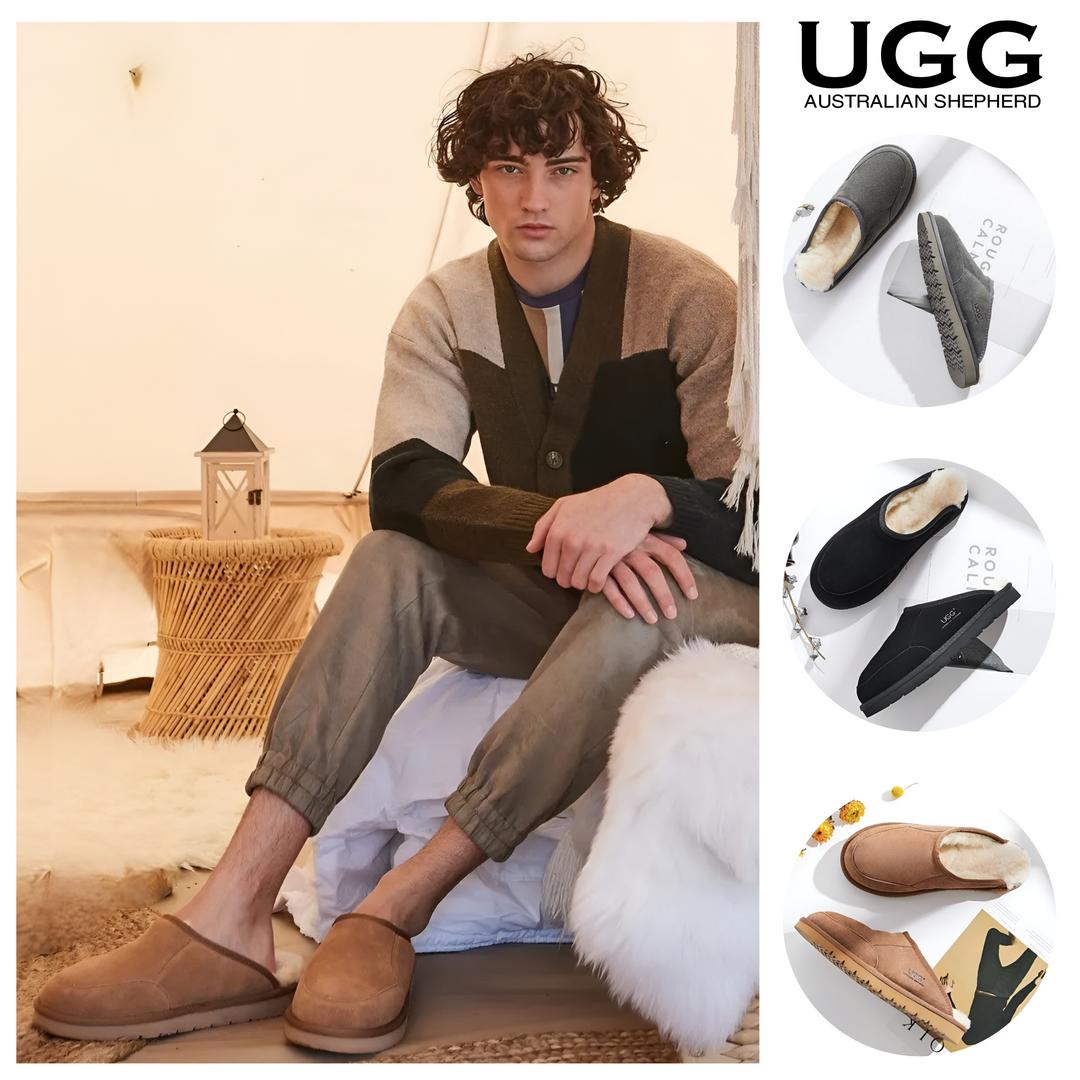 UGG 양털 남성 슬리퍼 호주 에버 브리드 실내 사무실 어그 AS15563