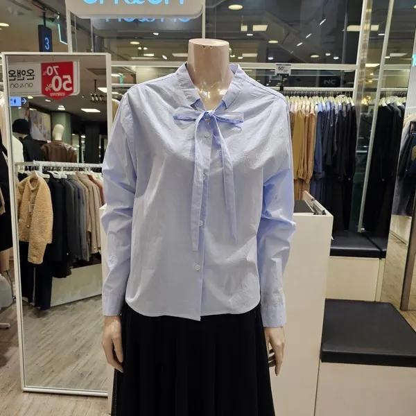 [온앤온]온앤온 루즈핏 타이 블라우스 NJW4SB243_P357645237