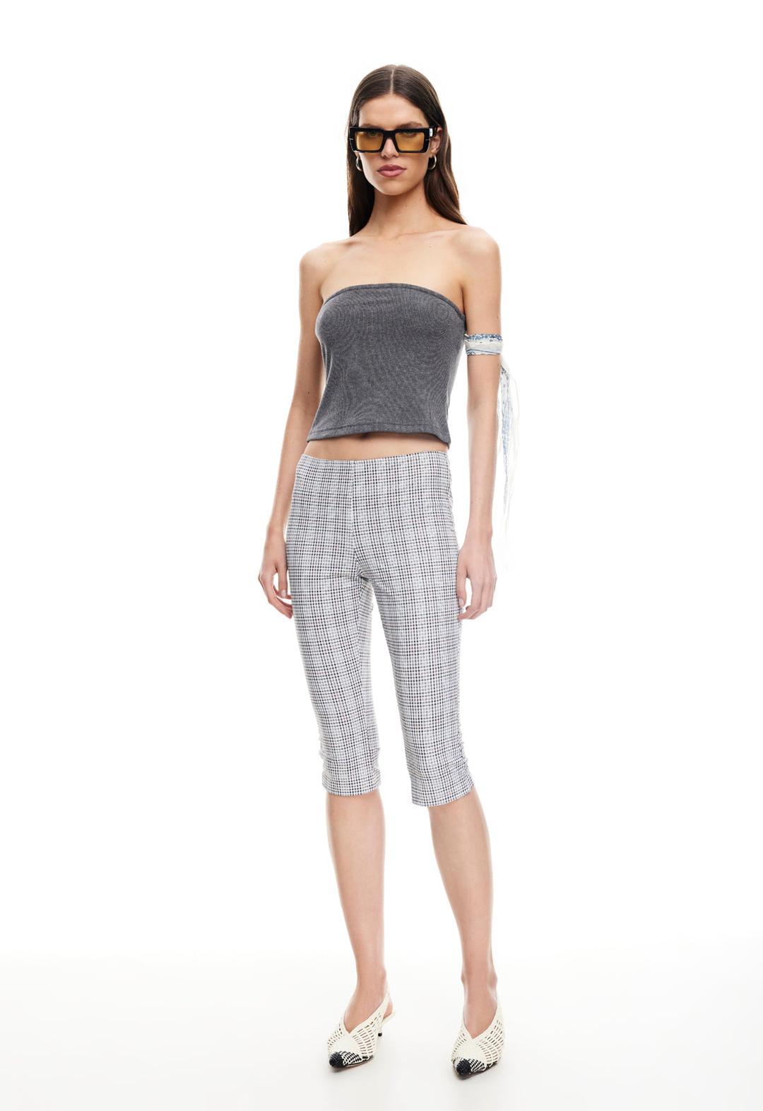 STARLET CAPRI - MOONLIGHT PLAID - XXS / MOONLIGHT PLAID