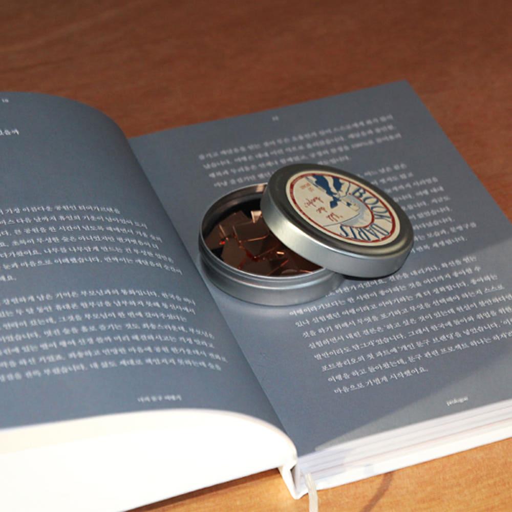 BOOK DARTS 클래식 브론즈 북마크 틴케이스 50p 금속 책갈피 / 북마크
