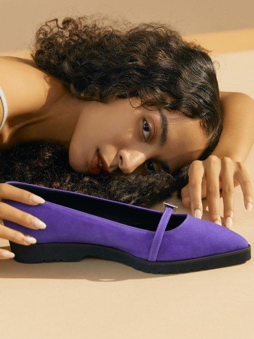 벨라 메리제인 플랫폼 슈즈 퍼플