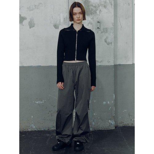 [UNI8] 지퍼 파라슈트 팬츠  카키 (353X21IQ1H)