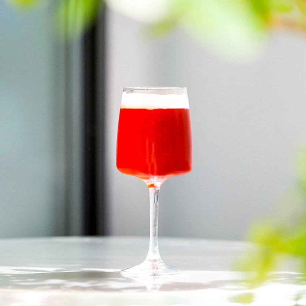 [디시위시] 비크릴라 고블렛 에델 350ml 전사인쇄 유리잔인쇄 강화유리 워터글라스 맥주컵 와인잔 와인빠 홈카페 카페용 예쁜 글라스