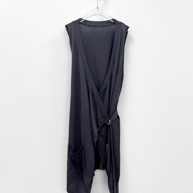 셀린느 실크 혼방 랩 베스트 | 후루츠패밀리