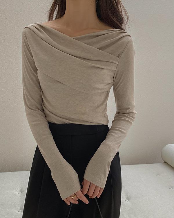 헤일 드레이프 티셔츠